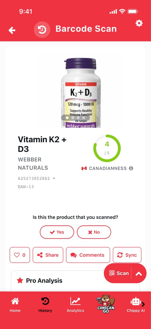 Barcode scanning feature